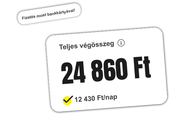 Garantált végösszeg már foglaláskor
